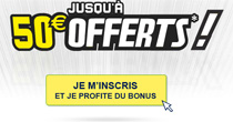 50 euros de bonus Chez Parionsweb