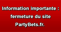 Partybets ferme ses portes Partybets ferme